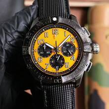 Men Mechanical Watches - Yellow Disc With Black Tape - View 21