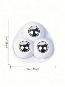 4pcs 360° Swivel Self-Adhesive Universal Wheels, Stainless Steel Bearings, Quiet And Durable, Thick Base, Suitable For Furniture, Cabinets And Storage Boxes, White And Black Available - Multicolor - View 7