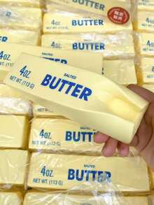 软绵绵的黄油棒减压球 - 有趣的感官玩具，可缓解焦虑、提升专注力，具有舒缓压力的解压玩具，是生日礼物、嘉年华奖品、圣诞节礼物、母亲节礼物、便携式减压玩具、成人软捏球、办公桌玩具、派对礼品和节日礼品袋填充物的理想之选（款式随机发货） - A - 查看 2