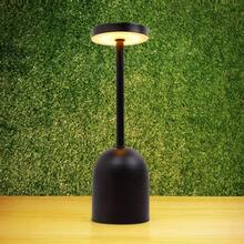 1pc LED Desk Lamp, Portable 1200mAh Rechargeable Lighting, Touch Control Outdoor Lighting Suitable For Dining Room, Patio, Bedroom And Outdoor Use, 3 Adjustable Light Colors - Orange - Multicolor - View 11