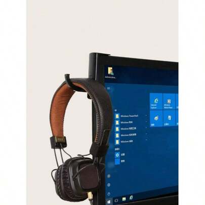 Gancho para auriculares, adecuado para auriculares de computadora, monitores, escritorios, paredes y estantes de almacenamiento para juegos. Este soporte compacto y duradero para auriculares proporciona un soporte estable y ahorra espacio.