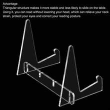 Acrylic Detachable Desktop Book Display Holder Clear Acrylic Bookshelf For Displaying Books Pictures Albums CDs Artworks - View 4