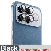 鹰眼镜头贴膜，适用于小米 Poco X8 Pro/X8 Promax/F8 Ultra/F8 Pro/14T/14T Pro，金属环防刮防摔镜头保护膜，9H 硬度，镜头保护垫，镜头保护膜，防刮防摔，自动校准定位，表面光滑，高清镜头保护膜，适用于智能手机用户，可搭配手机壳使用，保护您的手机镜头，提供彩色、银色、黑色三种颜色可选。 - 彩色 - 查看 11