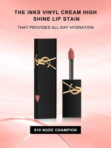 Yves Saint Laurent YSL THE INKS VINYL CREAM 高光泽唇釉 -610 - Nude Champion - 5.5毫升/0.18液体盎司 - #610 - 查看 2