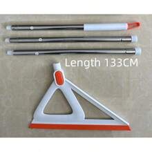 Magic Broom Window Washing Wiper Silicone Spatula Mop Multifunctional Household Home Floor Glass Scraper Mirror Cleaning Product - Cây chổi thần B - Xem 3