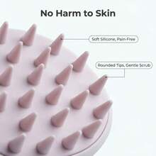 1 chiếc - Bàn chải massage tắm cho thú cưng, làm bằng silicon, một dụng cụ massage mềm mại và thoải mái cho chó, giúp làm sạch sâu, thư giãn và làm sạch lông và da. Một món quà tuyệt vời! - Xem 2