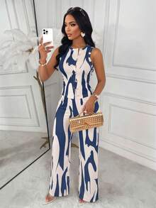 Flor azul de fondo de albaricoque