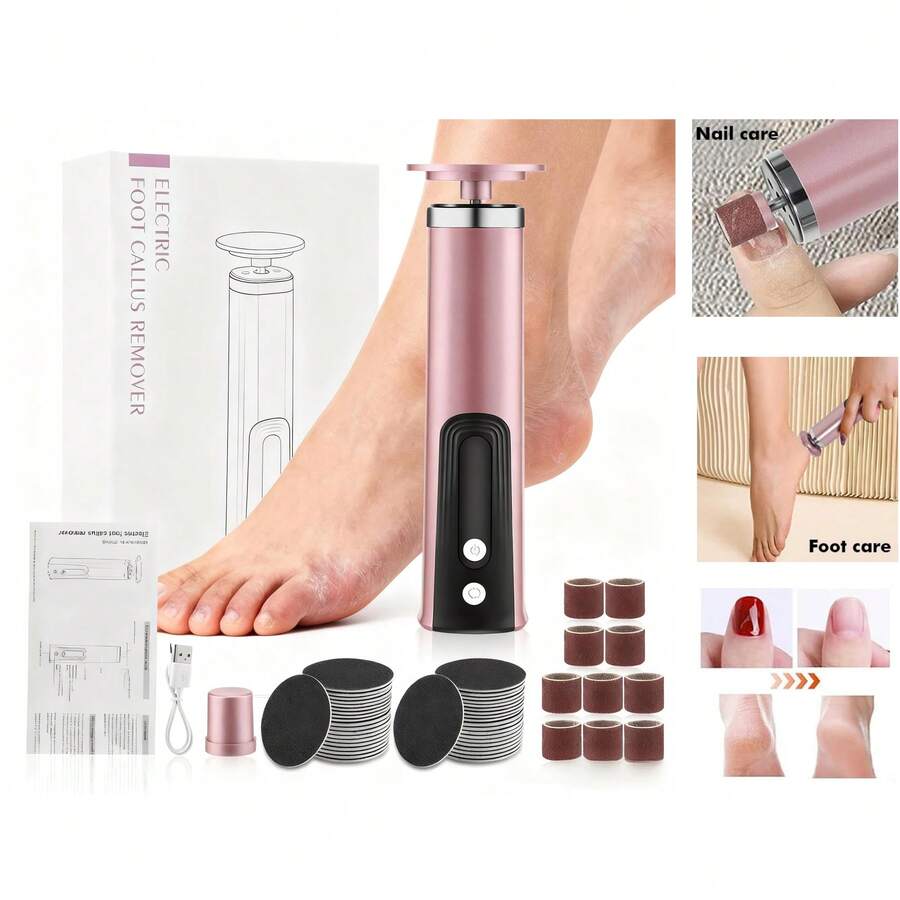 2-In-1 Electric Foot & Hand Care Tool, Electric Callus Remover & Foot File, 1200mAh