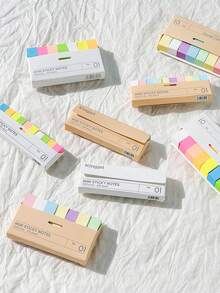 800pcs Super Mini Removable Sticky Notes, Easy To Paste, Can Be Corrected With Marker, Soft Colors, Suitable For Notebooks, Diaries, Planners, Ideal For School Supplies And Back To School - Multicolor - View 9
