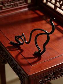 1件极简主义黑猫雕塑，现代艺术猫摆件，家居装饰猫咪摆件，适用于客厅、办公室、卧室，时尚猫咪桌面装饰，创意办公配件，优雅动物装饰，独特猫咪艺术品，送给爱猫人士的理想礼物，现代家居装饰 - 彩色 - 查看 8