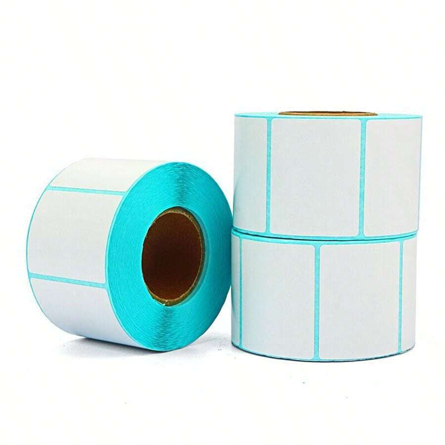 4*3cm Thermal Label Stickers, 800pcs/Roll Multi-Purpose Self-Adhesive Sticky Notes, Suitable For Office, Kitchen, Printer, Supermarket Price Tags - View 1