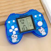 Oversized Game Controller Shaped Classic Large Screen Pixel Game Handheld Console, Nostalgic Retro Toy For Kids & Students - Multicolor - View 7