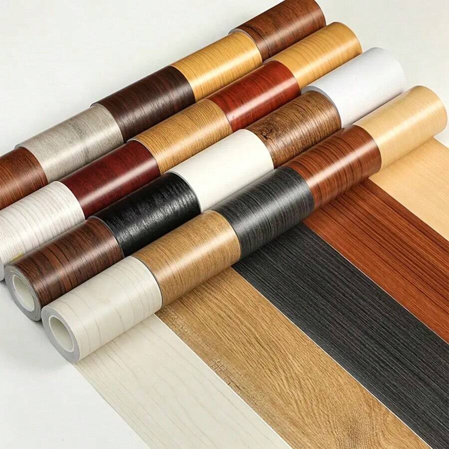 1卷木纹自粘门槛贴纸踢脚线壁纸,自粘可移除,多种木纹可选,百搭家居风格,适用于客厅、卧室、书房、门廊踢脚线,可适配木质、瓷砖、水泥墙面踢脚线。适用于墙面装饰,可快速布置商店、工作室、样板房的踢脚线,也可用于家居装饰和房间装饰。 - 1PC - 查看 1