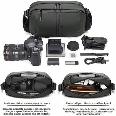 Waterproof Single-Shoulder Bag, Camera Bag, Digital Bag, With Reasonable Storage, , Sturdy And Durable. Digital Bag