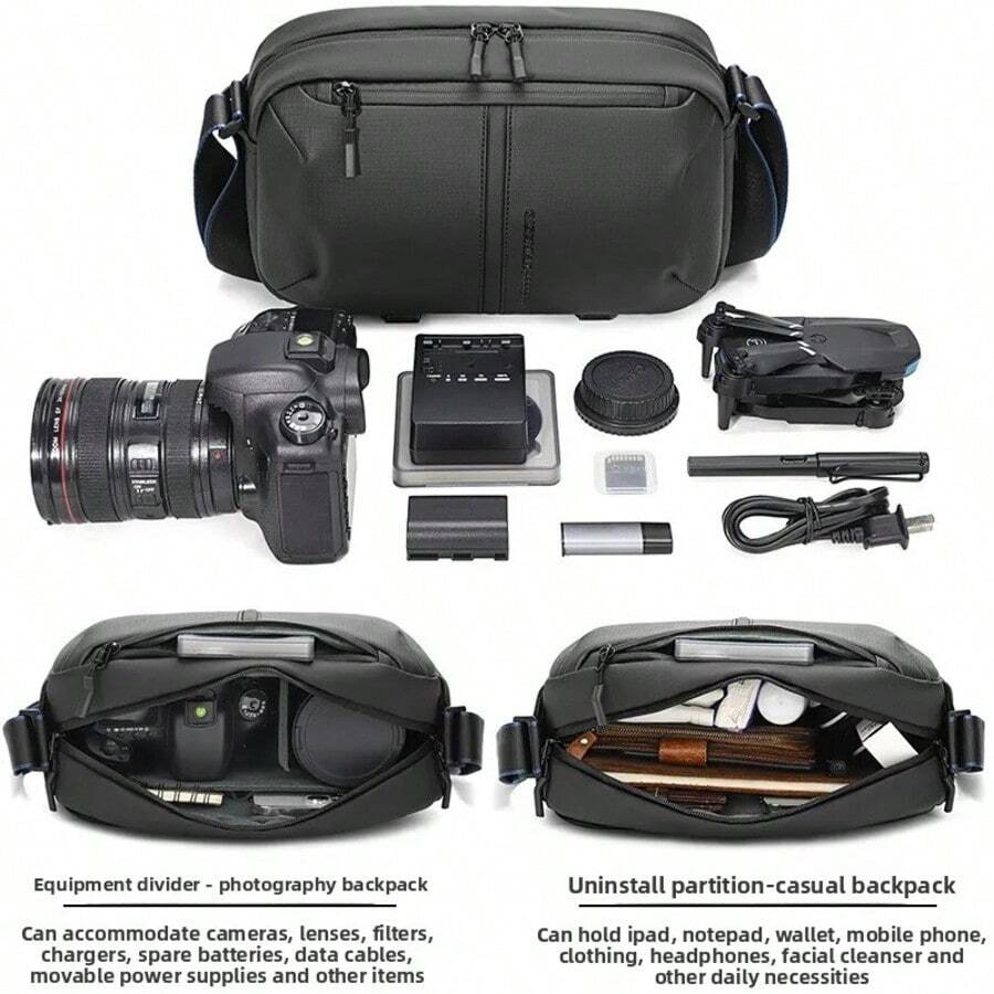 Waterproof Single-Shoulder Bag, Camera Bag, Digital Bag, With Reasonable Storage, , Sturdy And Durable. Digital Bag