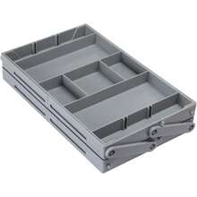 Foldable Drawer-Style Storage Box: Expandable Kitchen Storage, Made Of ABS Material, Provides 4 Sizes, Ideal For Storing Tableware And Kitchenware - Multicolor - View 3