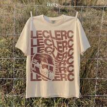 Charles    T-Shirt, Retro ® F1 Racing Graphic Tee, Fan - trắng - Xem 1