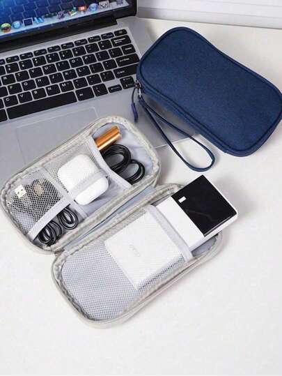 1 túi đựng máy ảnh kỹ thuật số chống nước nhỏ gọn, lý tưởng cho những người đam mê nhiếp ảnh ngoài trời và du khách, có thể dùng làm túi đựng sạc, túi đựng thiết bị kỹ thuật số văn phòng, túi đựng cáp máy ảnh, hộp đựng cáp dữ liệu điện tử, hộp đựng pin dự phòng, túi đựng máy ảnh du lịch kiểu ví, phụ kiện di động dung lượng lớn, trọng lượng nhẹ - Chỉ bao bì