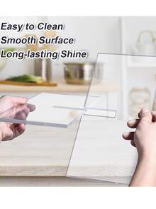 1pc X-Shaped Transparent Acrylic Bookshelf, Reading Rack For Books, Music Albums, White/Black Display Shelf For Home, Library, Cookbooks, Suitable For Reading And Displaying Various Books, Kitchen Countertop Decor - Transparent - View 9