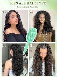 1PC Curl Defining Vented Hair Brush For Curly, Wavy, Or Coily Hair – Lightweight Detangling And Styling Brush With Flexible Anti-Static Design, Smooth Separation To Shape Curls And Boost Volume, Ventilated Structure For Quick Drying And Easy Heat Flow, Ergonomic Non-Slip Handle For Comfortable Grip, Suitable For Men And Women, Perfect For Daily Hair Care, Or Salon Use, Back To School, Travel Holiday Essentials, Hair Accessories Hair Brush, Detangling Brush, Hair Products, Hair Tools, Hair Care, Curly Hair Brush, Barber, Hairstyle, Hairdressing,Hair Brush,Slick Back Brush,Styling Brush,Curly Hair Brush,Edge Brush,Hair Comb,Brush Hair,Hair Brush Set,Comb Hair,Comb For Curls,Detangling Brush,Hair Brush For Women,Hair,Travel,Hair Products,Hair Tools,Hair Stuff,Barber,Barber Accessories,Barbershop,Hairdressing Equipment - 粉紅色,向上 - 查看 5