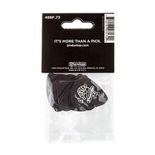 Paquete de 12 púas Tortex® Pitch Black Standard de Jim Dunlop de 0.73MM - Oscuro como la boca del lobo - Ver 5