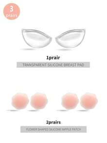 4 对硅胶胸垫 – 柔软、有弹性的胸垫（防水胸垫），可以提升和塑造小胸 – 专为比基尼设计的防水硅胶胸垫。 - 彩色 - 查看 9