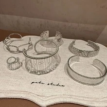 Women Jewelry Sets - Multi-layered Small Square Bracelet - View 1