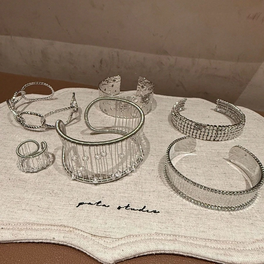 Women Jewelry Sets - Multi-layered Small Square Bracelet - View 1