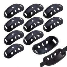 10Pcs Versatile  At Elmet Cin Strap Pad Soft Rubr Padding  Enanced Comt Plastics Protective Cin Pad  Bike Football Elme Skateboard Wrestling Eadgear - As Pic - View 1