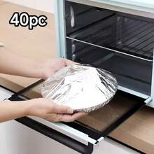 120 chiếc màng nhôm bọc thực phẩm, nắp cách nhiệt tái sử dụng cho nhà bếp và bàn ăn, thích hợp cho dã ngoại, cắm trại và sử dụng tại nhà, nắp giữ ấm thức ăn | nắp an toàn thực phẩm | màng bọc thực phẩm tái sử dụng, bảo quản thực phẩm, bảo quản trong tủ lạnh - Nhiều màu - Xem 11