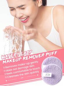 Bộ dụng cụ trang điểm 33 món bao gồm: Bộ 25 cọ trang điểm + 1 bông mút trang điểm + 1 bông phấn phủ dạng cushion + 1 bông phấn phủ hình tam giác + 1 bông phấn phủ mini dạng cushion + 2 dụng cụ vệ sinh cọ trang điểm + 1 miếng bọt biển rửa mặt + 1 túi đựng mỹ phẩm và đồ dùng cá nhân đa năng có khóa kéo chống thấm nước - Màu Lilac Tím - Xem 8