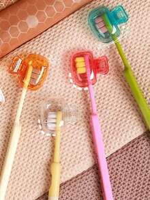 Giá đựng bàn chải đánh răng hình quả dâu tây, họa tiết dâu tây dễ thương, nhỏ gọn và di động, dễ mang theo, bảo vệ đầu bàn chải đánh răng, thiết kế hai lỗ thoát nước và thông gió, thích hợp sử dụng tại nhà, ký túc xá và khi đi du lịch | Hộp đựng đầu bàn chải đánh răng dễ thương, trợ thủ đắc lực cho việc sắp xếp phòng tắm, lựa chọn lý tưởng cho gia đình và ký túc xá. - nhiều màu - Xem 8