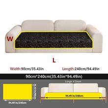 1件装雪尼尔四季通用宠物防滑沙发垫，适用于家庭客厅、卧室、办公室沙发，可机洗 - 多色 - 查看 37