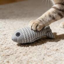 Đồ chơi cho mèo: Cá nhồi bông tự chơi, đồ chơi gặm cho mèo con, cần câu trêu chọc thú cưng, gối cho mèo, đồ dùng cho mèo. - Nhiều màu - Xem 4