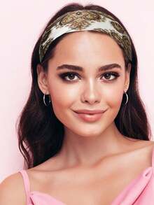 New Bohemian Style Paisley Pattern Headscarf,Women's Headwrap/Shawl For Sun Protection,Suitable For Daily And Vacation Outfits - Multicolor - View 3