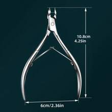 Stainless Steel Nail Clippers, Nail & Cuticle Scissors, Gray Nail Clipper, Nail Clipper Set, Manicure Tools, Nipper - Multicolor - View 5