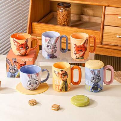 Disney 1 Cốc sứ cao cấp 550/630ml dập nổi – Cốc họa tiết hoạt hình dễ thương, cốc nước đôi tròn dập nổi 3D dùng trong nhà, thích hợp trang trí văn phòng, nhà cửa, quán bar, quà tặng sưu tập anime, lựa chọn hoàn hảo cho Giáng sinh, sinh nhật, Ngày Valentine, Ngày của Mẹ, Lễ Tạ ơn