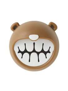 1 pieza Gancho de pared con diseño de oso de dibujos animados para toallas, colgador adhesivo para paños de cocina y baño, con respaldo adhesivo resistente, plástico duradero y resistente a la humedad, organizador ahorra espacio para toallas, paños de mano y ropa de invitados, el diseño adorable de oso agrega un encanto juguetón a la decoración del hogar, estante montado en la pared confiable para colgar y secar en áreas propensas a la humedad - Multicolor - Ver 3