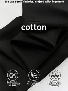 Titos Handmade Vodka Logo Print Casual Black Short Sleeve T Shirt, Casual Soft, Pure Cotton 220g Pattern Printed T-Shirt, Y2K Fashion Streetwear - 黑色 - 查看 6