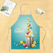 1 chiếc tạp dề họa tiết Phục Sinh, tạp dề in hình thời trang ngộ nghĩnh, tạp dề nhà bếp, tạp dề nấu nướng, tạp dề dọn dẹp nhà cửa sáng tạo. - Nhiều màu - Xem 7