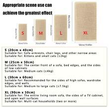 1 st klösmatta för katter, klösplatta, skyddar matta och soffa, tillbehör till husdjursmöbler, modernt husdjurstillbehör, hållbart husdjursprodukt - Multifärgad - Visa 10