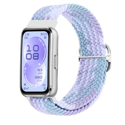 1 pieza Correa de nailon para Watch 11 Pro, elástica, transpirable, correa de repuesto de reloj con adhesivo mágico de nailon, adecuada para Watch 11 y compatible con Huawei Band 11 Pro, reemplazo de correa de smartwatch de temperamento unisex de alta calidad