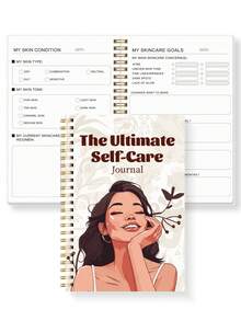 Trees Women's Self-Affirmation Workbook - Includes Daily Positive Emotional Inspiration And Goal Setting Mental Health Journal - Elegant African American Women Cover - Spiral Bound Self-Care And Personal Growth Planner - Ideal Birthday Gift, Self-Care Journal, Motivational Design, Smooth Writing, Durable Binding, Suitable For Self-Improvement - 1 Set - View 5