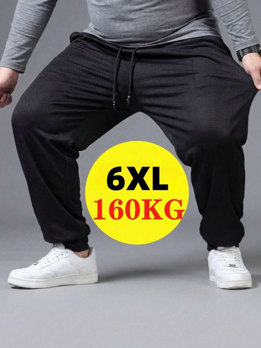 1 chiếc quần thể thao ống đứng thoáng khí, nhẹ dành cho nam cỡ lớn, chất liệu vải lụa băng co giãn, size 6XL, có túi khóa kéo và họa tiết phản quang, thích hợp cho tập thể dục, chạy bộ, hoạt động ngoài trời, mặc hàng ngày, quà tặng cho bố, quà tặng cho nam giới, màu đen mùa xuân