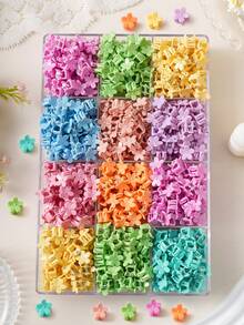 20 piezas/50 piezas/100 piezas Pinzas de pelo mini de color macaron, Pinzas de pelo lindas de princesa para niñas, Pinzas versátiles y dulces para el flequillo, Accesorios de pelo de uso diario - Multicolor - Ver 8