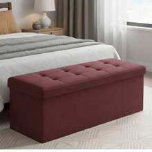 Storage Benches & Ottomans - Red Violet - View 1