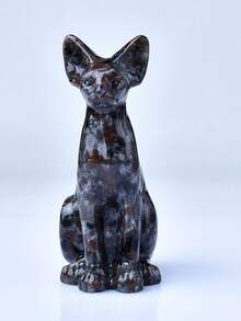 CUPIDCRYSTAL 8cm/3.15in Cat Carved From Crystal, Crafted From Natural Crystal. This Cute Healing Crystal Ornament Is An Excellent Choice As A Gift. - A - View 15