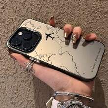 Airplane Route Design Case Inspired By Travel For 11 12 13 15 14 16 17 Pro Max XS X XR 7 8 Plus Cell Phones - Nhiều màu - Xem 6