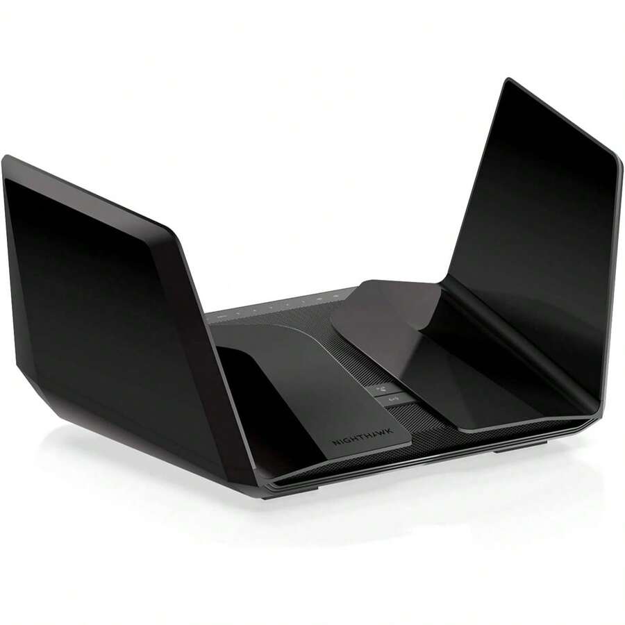 NETGEAR Nighthawk Wi-Fi 6E Router (RAXE500) - Security Features, 12-Stream Gigabit Router AXE11000 Tri-Band Wireless Speed (Up To 10.8Gbps), New 6GHz Band, Coverage Up To 3,500 Sq. Ft, 60 Devices (Refurbished) - View 1