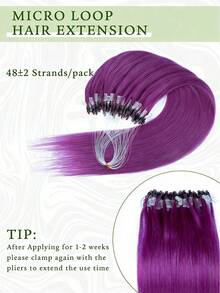 12-22 Inch Remy Human Hair I-Tip Extensions, Easy To Style, Cold Fusion No Shedding, Soft & Natural, Durable, Portable For Travel & Daily Styling - Multicolor - View 3